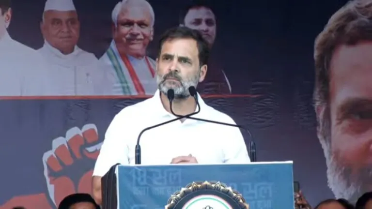 राहुल गांधी ने चला ओबीसी कार्ड, शाजापुर में बोले, देश की आधी आबादी ओबीसी! ये बोलकर चौंकाया announcement of assembly elections Rahul Gandhi entry in MP challenge BJP in Vindhya