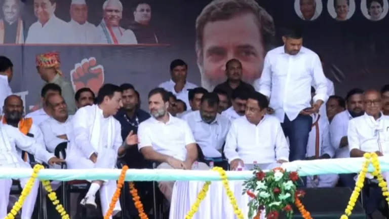 राहुल गांधी पहुंचे शाजापुर, उनको देखने 50 हजार से अधिक लोगों के जुटने का दावा Rahul Gandhi, Shajapur News, Rahul Gandhi Public Meeting, Rahul Gandhi MP Tour