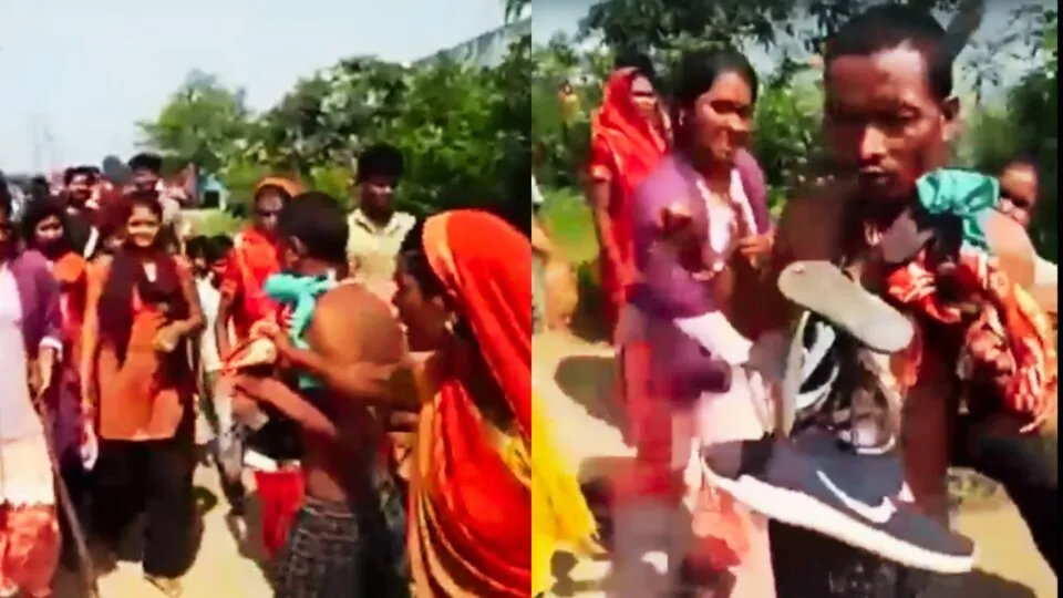Viral VIDEO women beating a young man video goes viral mp news