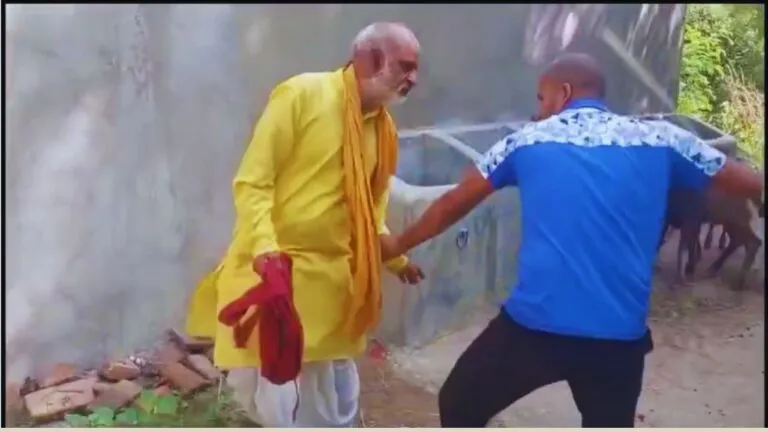 pandit pitai viral video, mp news, satna news