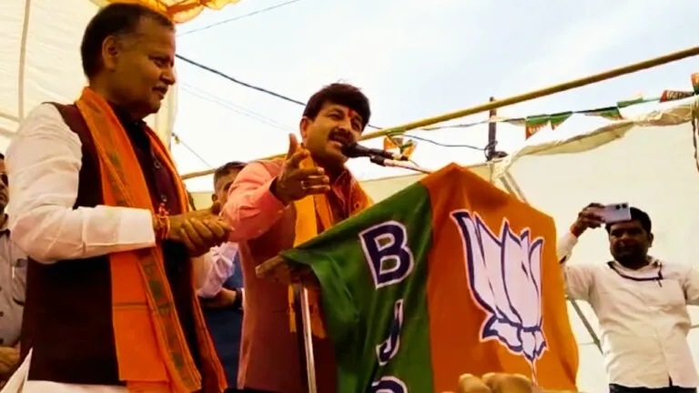 Manoj Tiwari compared Congress Hamas Rahul Gandhi mp elections 2023