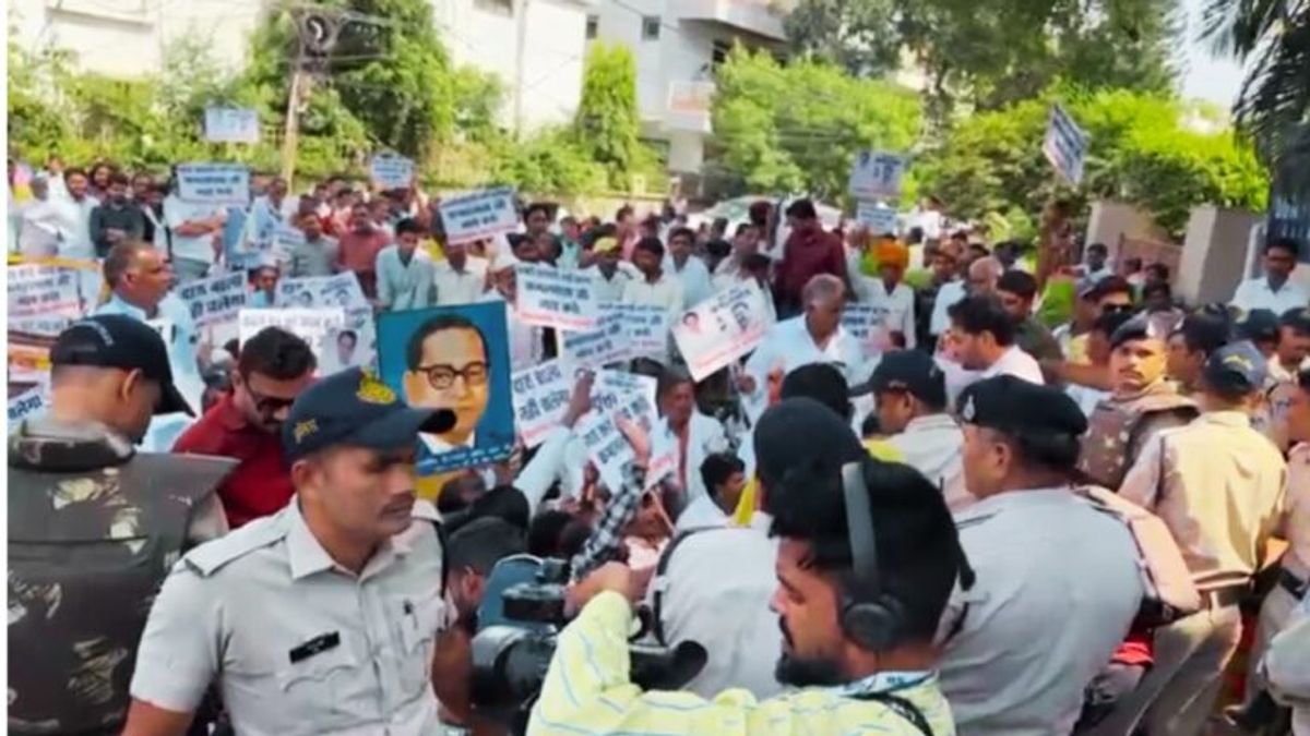 मंत्री के खिलाफ कांग्रेस ने दिया इस नेता को टिकट तो मचा बवाल, घेर लिया कमलनाथ का बंगला mp election 2023 mp politics mp news kamalnath mp congress shujalour seart