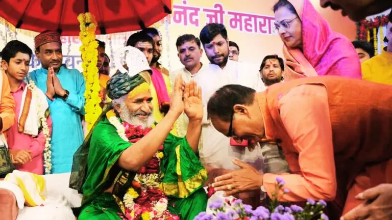 CM Shivraj Singh Chouhan Sadhna Sadhna Narsinghpur Guruji secret puja MP Election 2023