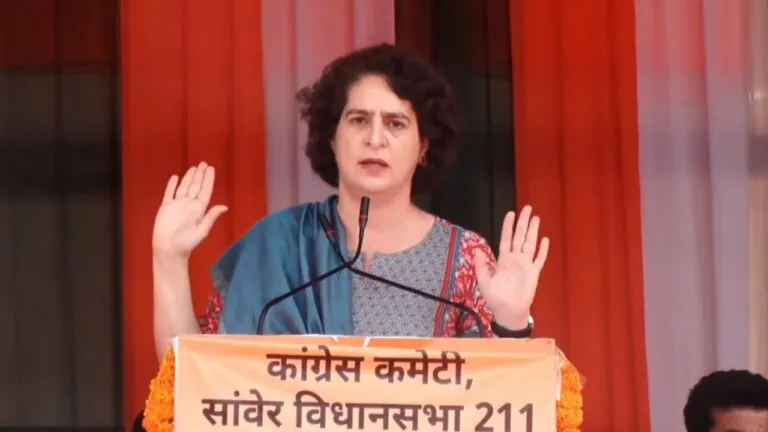 Tulsi Silavat, MP Election 2023, Saver Assembly Seat, Priyanka Gandhi, Priyanka Gandhi Public Meeting