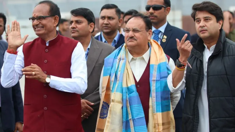 Exit Poll, JP Nadda, Jyotiraditya Scindia, CM Shivraj Singh Chauhan, Gwalior News, MP Election 2023
