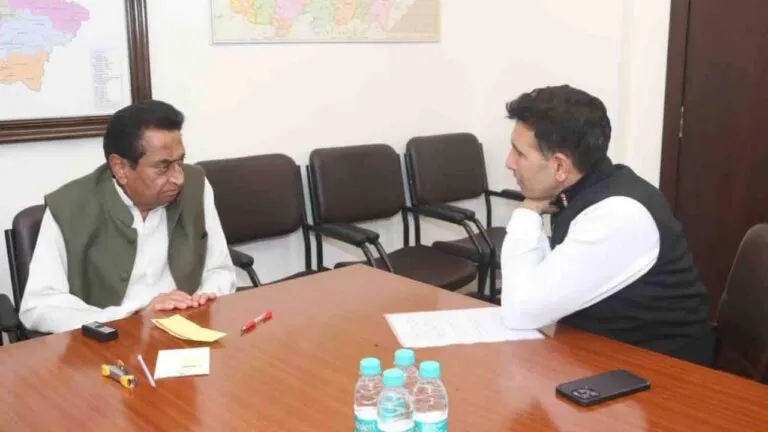 Jeetu Patwari and Kamal Nath
