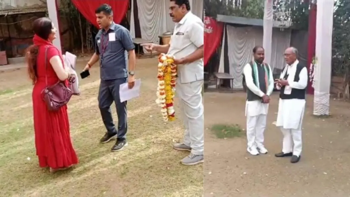 ‘पागल हो गई है ये बाहर करो इसे’, दिग्विजय सिंह ने महिला समर्थक को हड़काया तो मच गया बवाल Digvijay Singh, MP News, MP Politics, Gwalior News, MP Congress