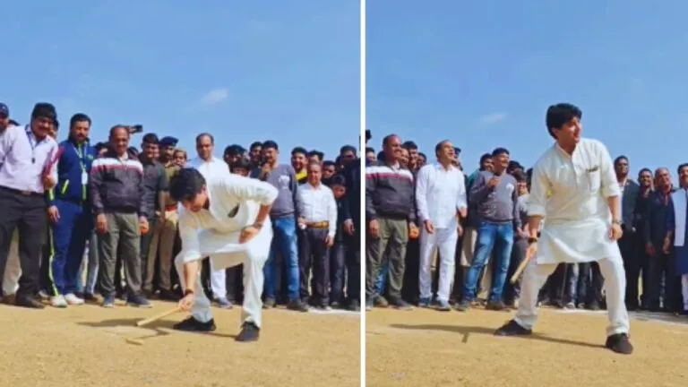 Jyotiraditya Scindhia, Jyotiraditya Scindhia playing, jyotiradiya scindhia news, scindhia, mp news, madhya pradesh, viral video,