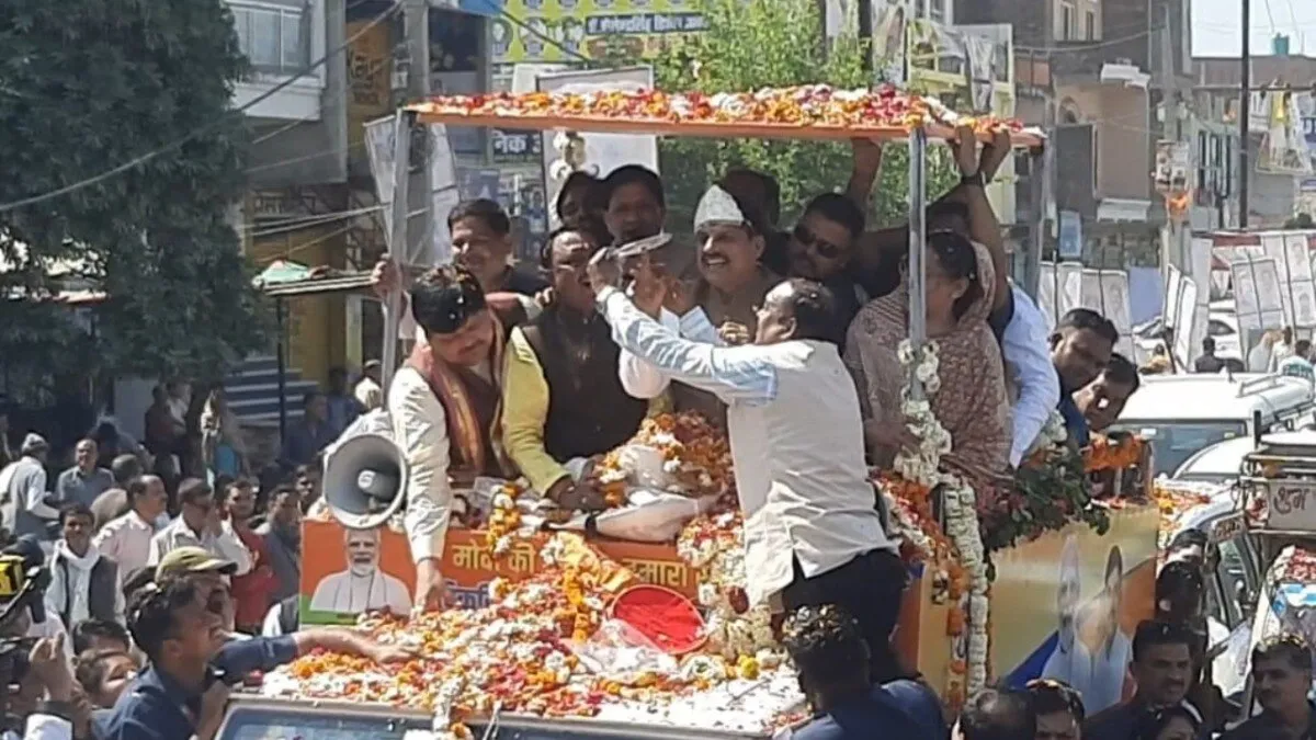 सीएम मोहन यादव ने किया भिंड जिले का दौरा.