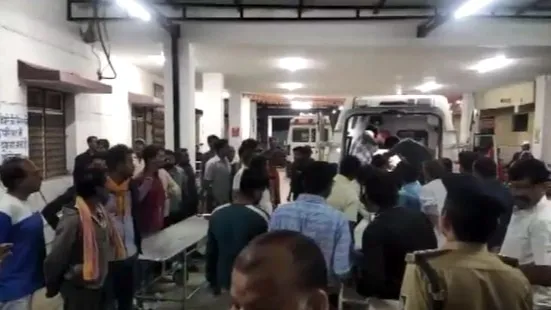 Dumper truck rams marriage procession in Madhya Pradesh