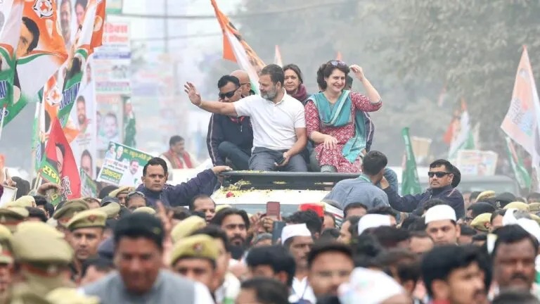 सिंधिया के गढ़ में राहुल गांधी की भारत जोड़ो न्याय यात्रा की एंट्री, गरमाई MP की सियासत Bharat Jodo Nyay Yatra, Kamal Nath backs, Rahul Gandhi as leader post-resentment, Kamal Nath, Rahul Gandhi, Nyay Yatra, Madhya Pradesh News, jitu patwari, ram yatra in mp, loksabha chunav, bharat jodo nyay yatra in mp, rahul gandhi in mp, madhya pradesh