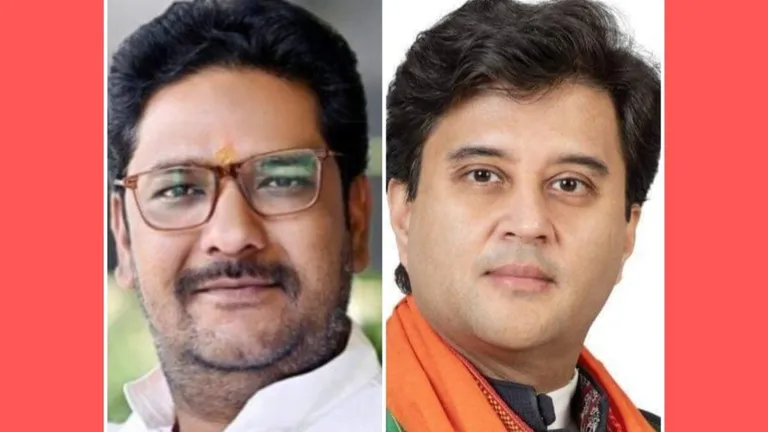 सिंधिया को 'भूरा' बोलने वाले कांग्रेस प्रत्याशी ने उन्हें बताया गोरा-चिकना और कर दी अंग्रेजों से तुलना Lok Sabha Elections 2024, Jyotiraditya Scindia, Yadvendra Singh Yadav