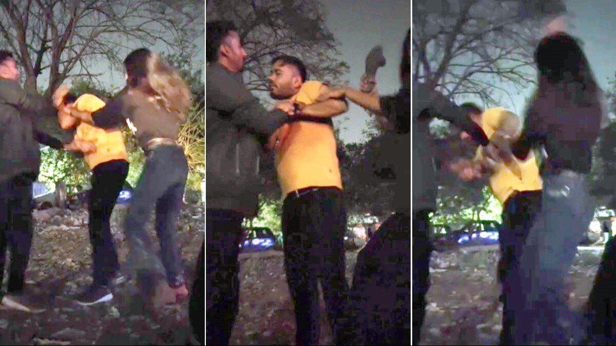 युवती ने सैंडल से बदमाश को पीटा