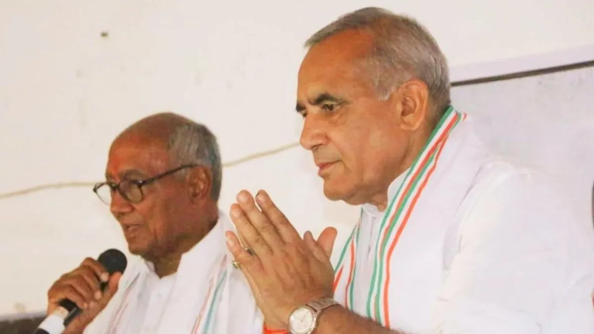 Digvijay Singh and Ramniwas Rawat