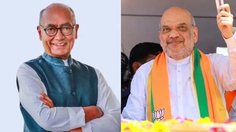 MP Lok Sabha Elections: 'अमित शाह ने 17 बार मेरा नाम लिया, 8 झूठ बोले', शाह के तीखे हमलों पर दिग्विजय का करारा जवाब amit_shah_VS_digvijay