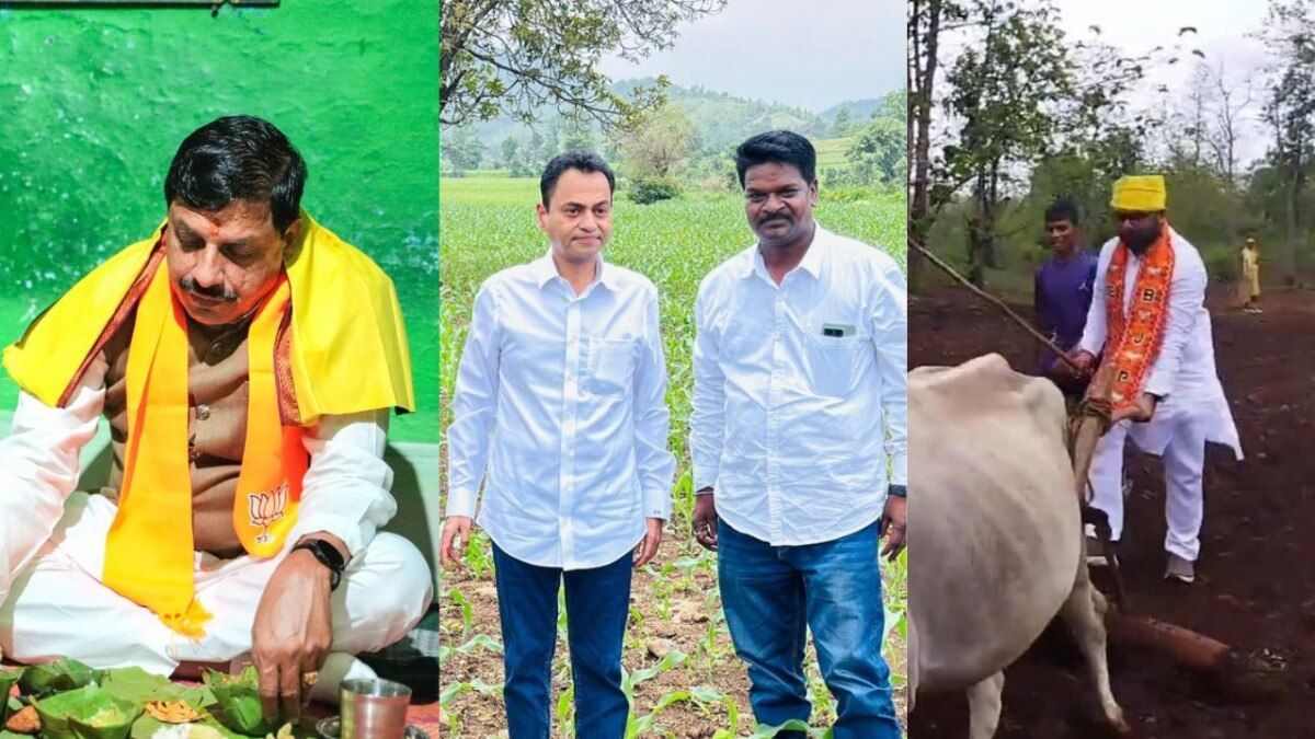 अमरवाड़ा उपचुनाव में दिख रहे नेताओं के अनूठे रंग, क्यों खेतों की जुताई और बोवनी करने लगे बीजेपी-कांग्रेस के दिग्गज NewsTak