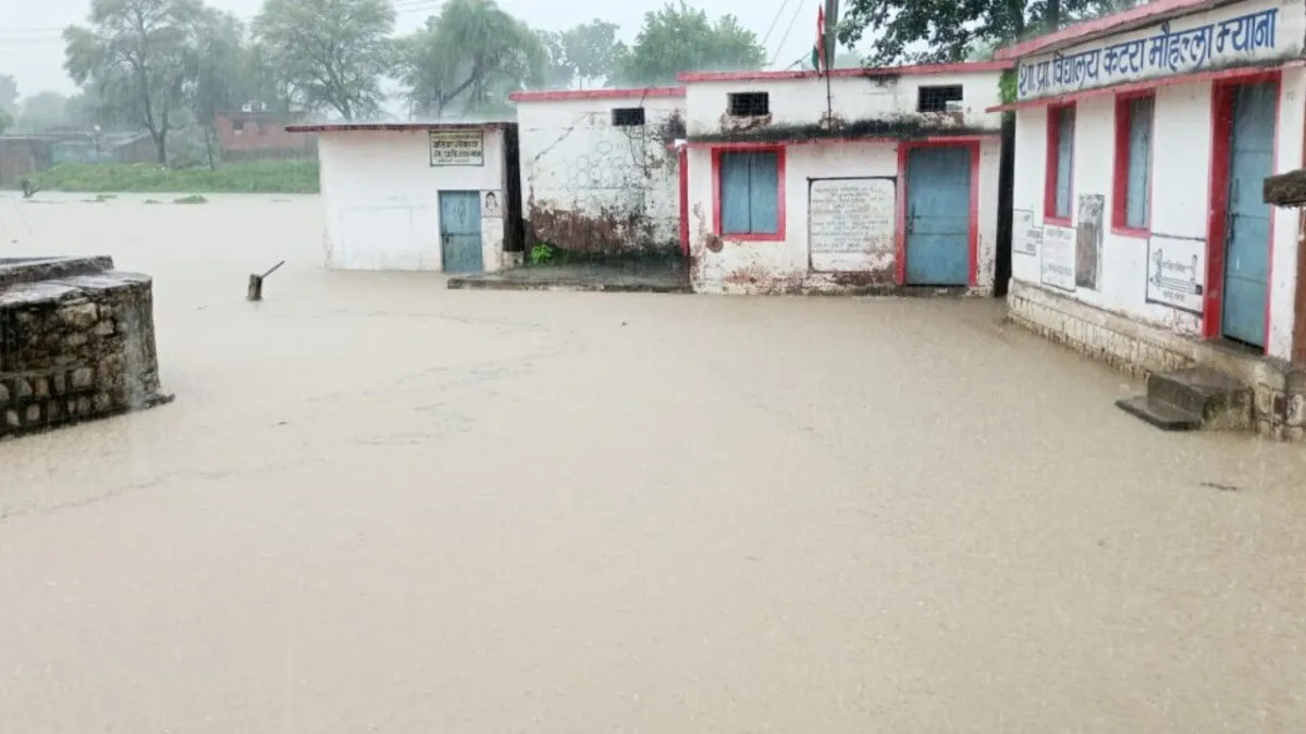 Heavy rain in Guna