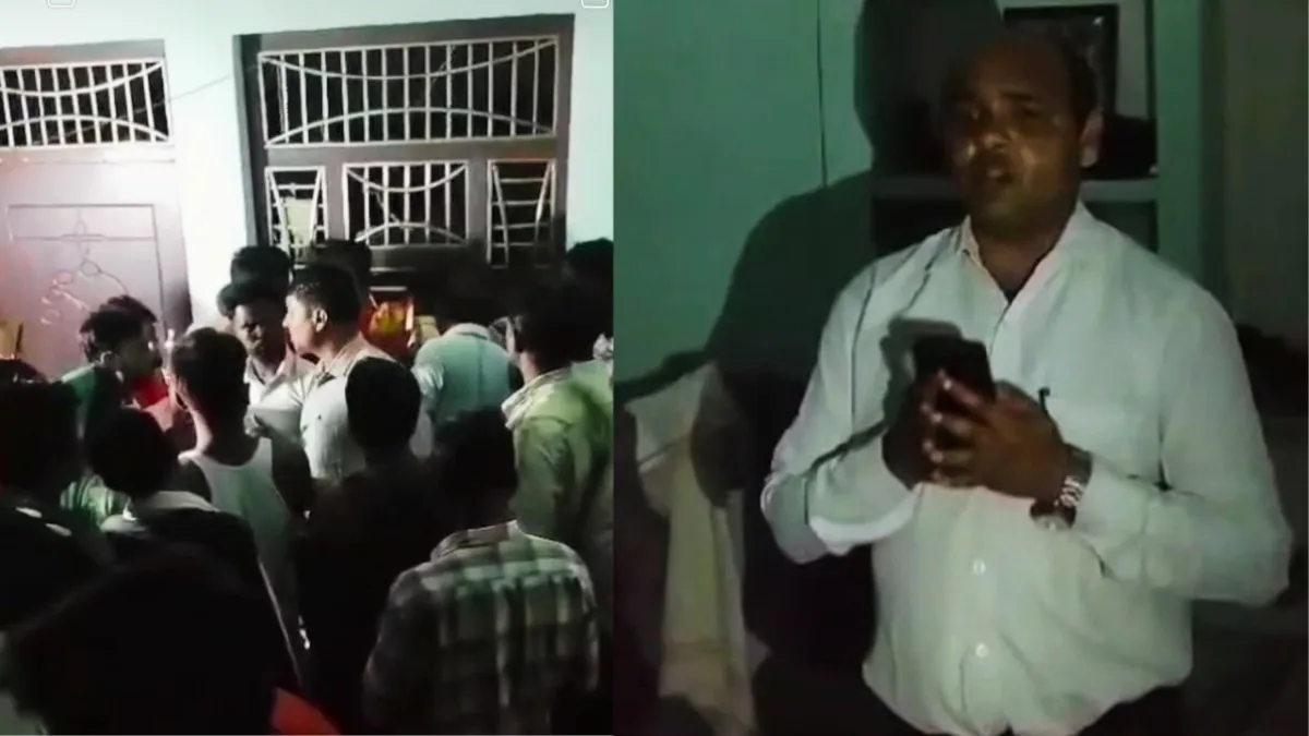 श्योपुर में उस वक्त हंगामा हो गया, जब एसडीएम रीडर को एक महिला के साथ पकड़ा गया.