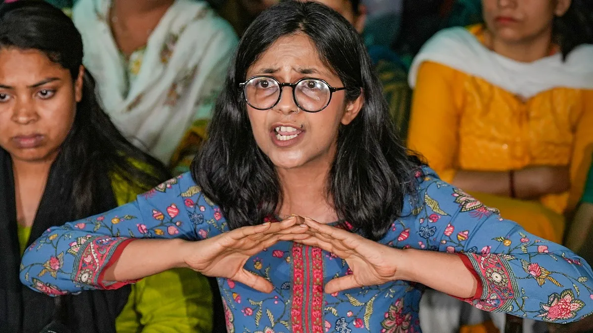 आम आदमी पार्टी की राज्यसभा सांसद स्वाति मालीवाल (फाइल फोटो)