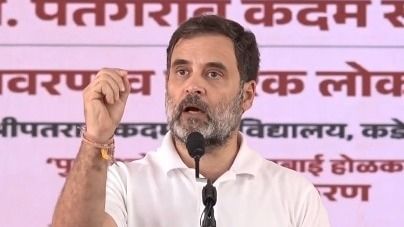 महाराष्ट्र की रैली में राहुल गांधी