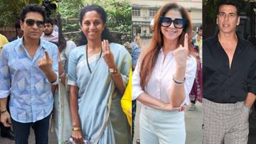 मुंबई में वोट डालने पहुंचे VVIP. मुंबई में वोट डालने पहुंचे VVIP.