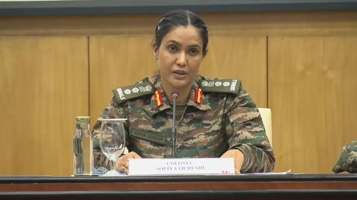 Colonel Sofiya Qureshi