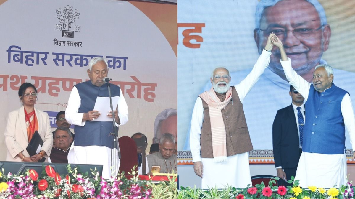 Nitish Kumar Oath Ceremony Live: नीतीश कुमार 10वीं बार बनें बिहार के मुख्यमंत्री, 2 डिप्टी सीएम सहित 26 मंत्रियों ने भी लिया शपथ, देखें अपडेट्स Nitish Kumar Oath Ceremony
