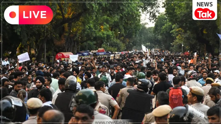 CJP Protest LIVE Updates: धर्मेंद्र प्रधान के इस्तीफे की मांग को लेकर अड़ी हुई है CJP, DU के पोस्ट पर भड़के राहुल गांधी CJP Protest Live Updates