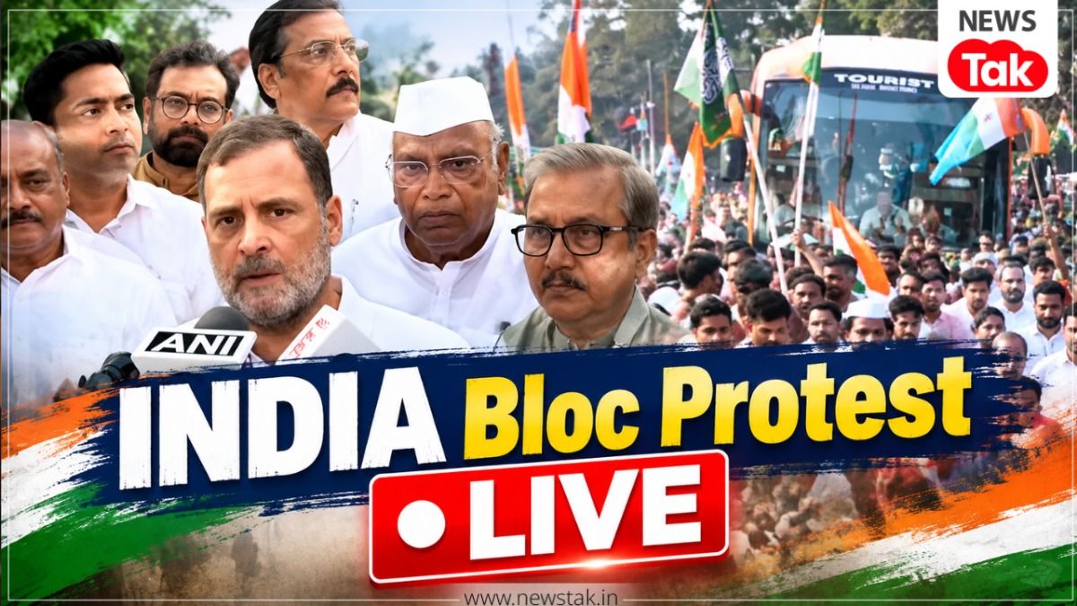 INDIA Bloc Rajghat Protest LIVE Updates