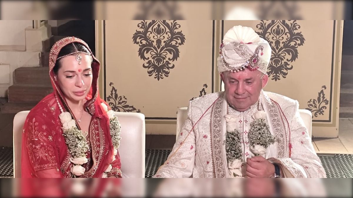 जोधपुर में 72 साल के दूल्हे की दुल्हन बनी 27 की अनहेलीना, अनोखे यूक्रेनी कपल की शादी चर्चा में