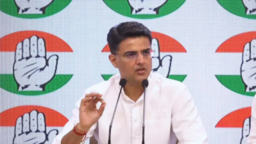 Sachin Pilot Press Confrence on Vaibhav Gahlot and ED