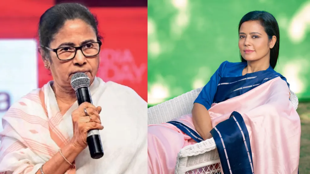 Mahua with Mamata Banarjee