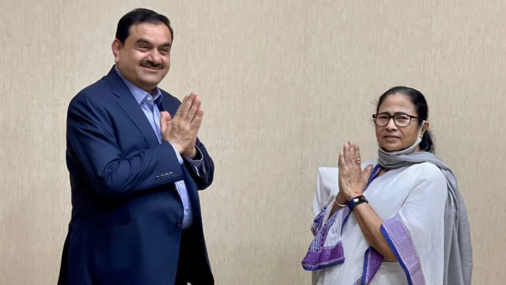 Mamata with Adani