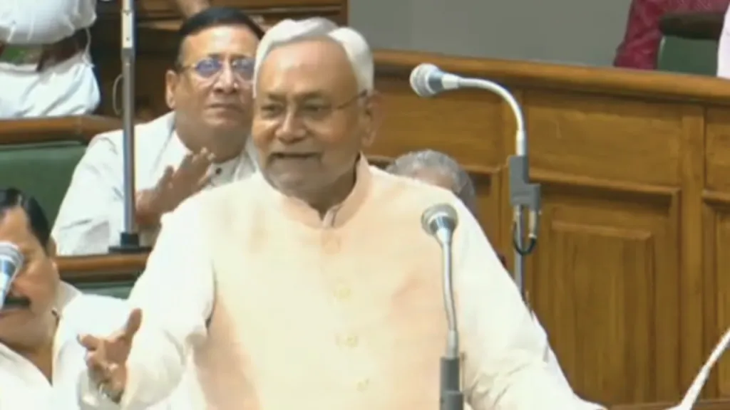 Nitish Kumar in Bihar Vidhansabha