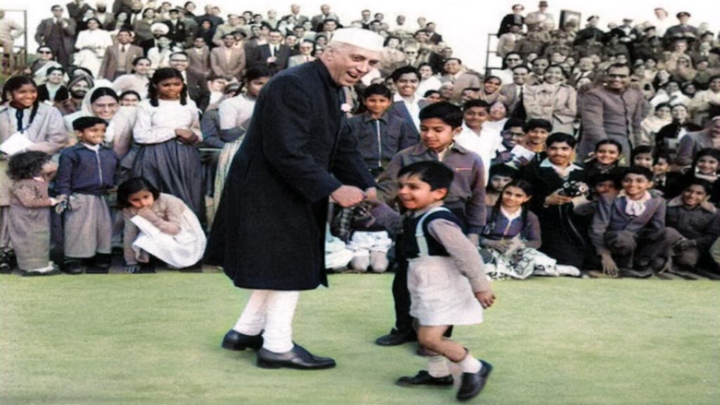 Pandit Jawaharlal Nehru with Children's