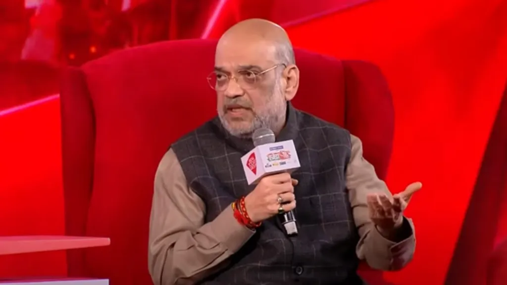 Amit Shah in Agenda Aaj Tak