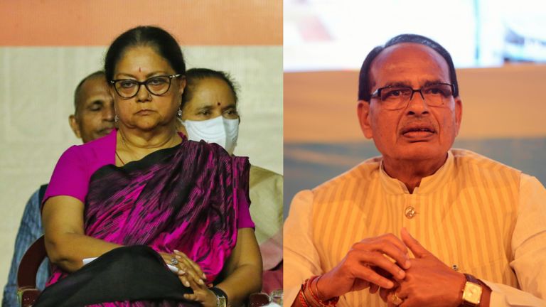 शिवराज, वसुंधरा का पत्ता कटा? राजस्थान, एमपी, छत्तीसगढ़ में नया CM फेस दे सकती है BJP Vasundhara Raje Shivraj Singh Chauhan