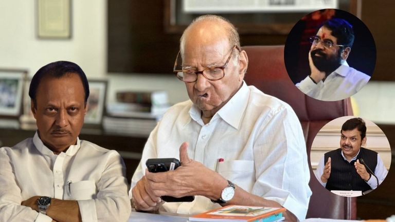 बारामती में लोकसभा चुनाव में दो-दो हाथ से पहले शरद पवार ने भतीजे सहित पूरी सरकार को बुलाया डिनर पर शिंदे-फडणवीसांकडून पवारांच्या निमंत्रणाला नकार