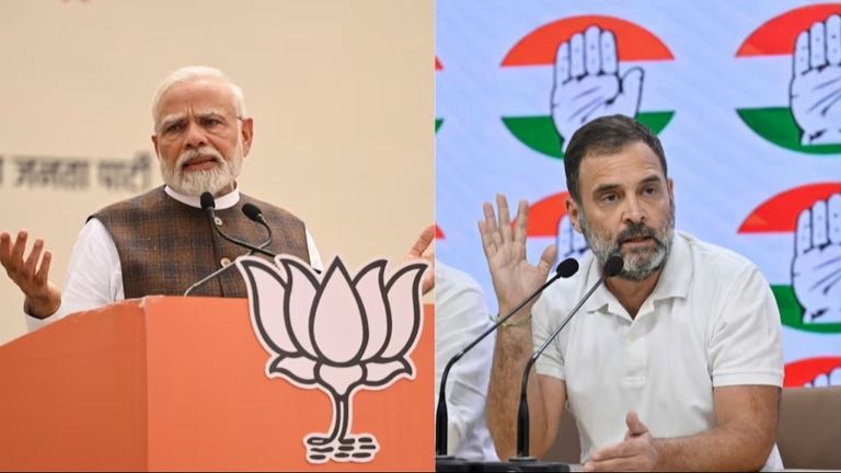 Loksabha Elections opinion poll: लेटेस्ट सर्वे के मुताबिक देखिए बीजेपी, कांग्रेस को कितनी सीटें NewsTak
