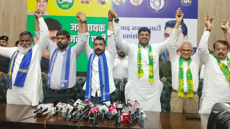 हरियाणा चुनाव: JJP-ASP ने प्रत्याशियों की पहली लिस्ट की जारी, दुष्यंत उचाना और दिग्विजय चौटाला डबवाली से मैदान में चंद्रशेखर आजाद और दुष्यंत चौटाला