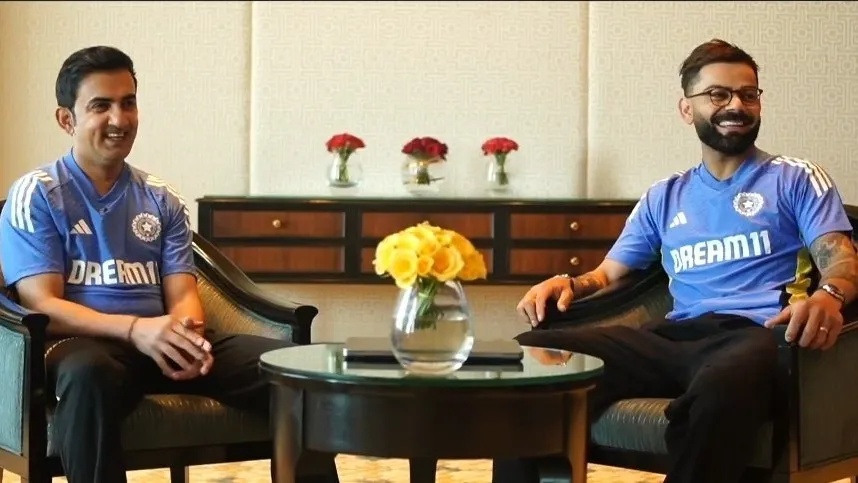 Virat Kohli Gautam Gambhir Interview (Photo Credit: X/BCCI)