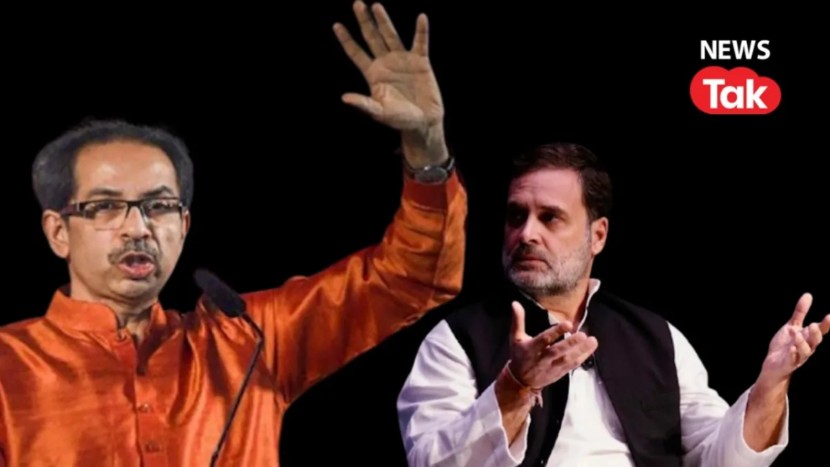  Rahul Gandhi and Uddhav Thackeray.