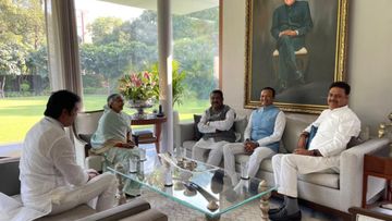 Savitri Jindal met Union Minister Dharmendra Pradhan Savitri Jindal met Union Minister Dharmendra Pradhan