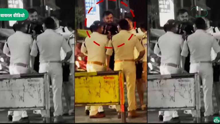 पापा मंत्री हैं, वर्दी.. ये कहकर पुलिस से भिड़ा मिनिस्टर प्रहलाद पटेल का बेटा, बीच सड़क कर दिया बवाल Prahlad Patel