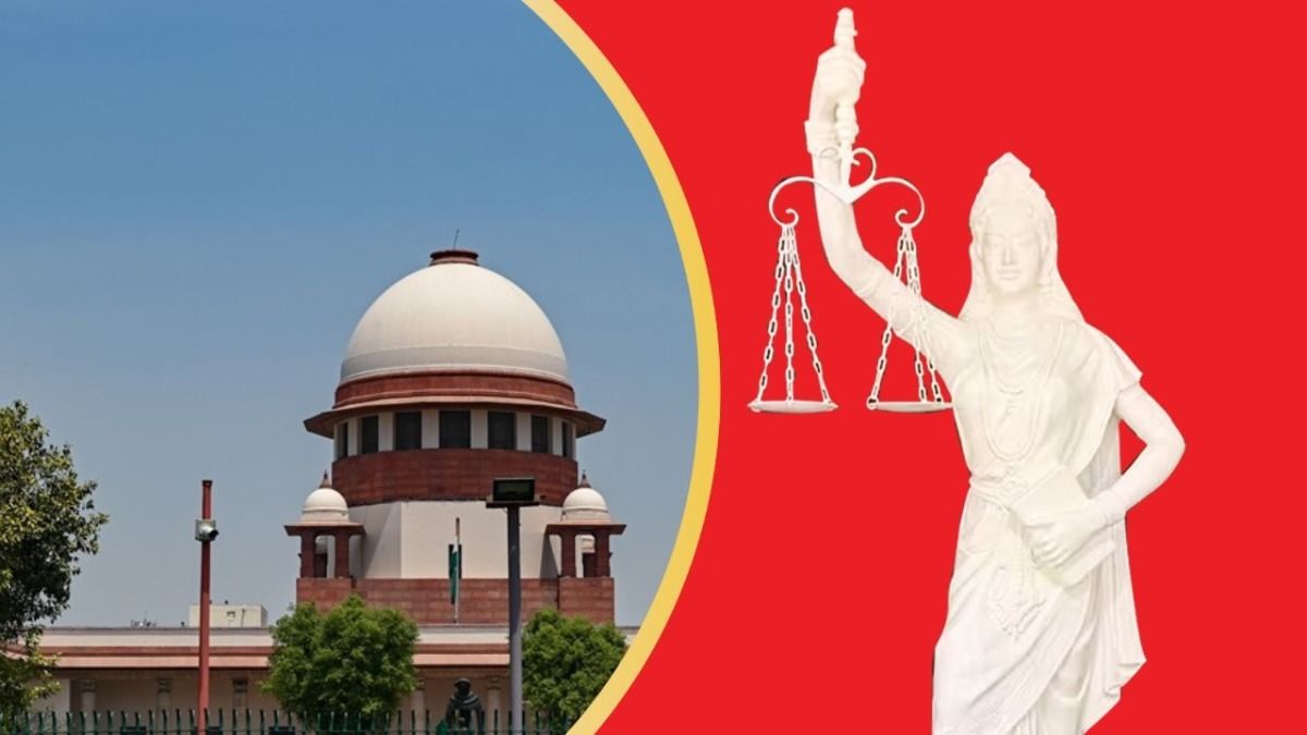 अब न्याय अंधा नहीं ? सुप्रीम कोर्ट में न्याय की देवी के आंखों से हटी पट्टी, तलवार की जगह 'संविधान'! NewsTak