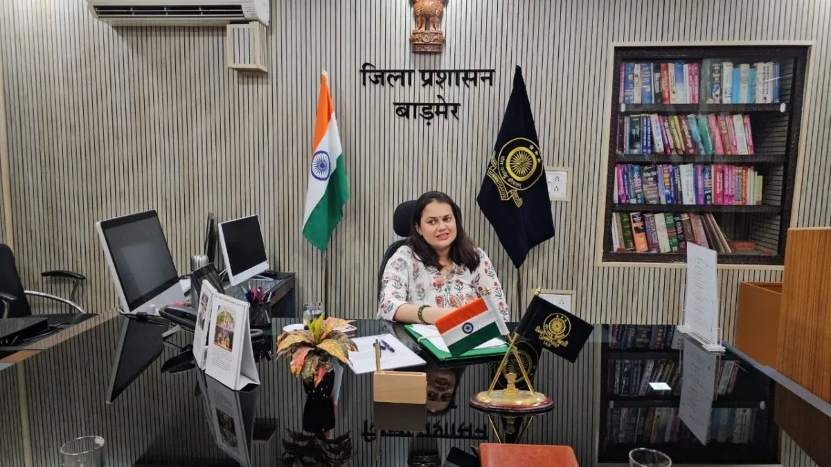 बाड़मेर जिले की कलेक्टर टीना डाबी.