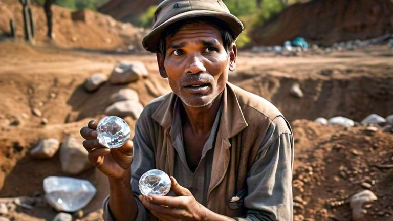 पन्ना में मजदूर के हाथ लगा जैकपॉट... खुदाई के दौरान मिला 5.87 कैरेट का हीरा, कीमत कर देगी हैरान पन्ना में एक मजदूर की किस्मत चमक गई.