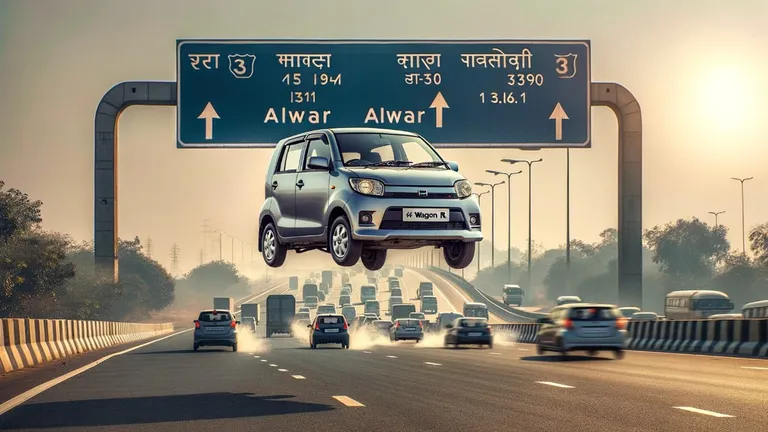 दिल्ली-मुंबई एक्सप्रेस वे पर भीषण सड़क हादसा, हवा में उछलकर रेलिंग तोड़ नीचे गिरी कार, 2 की मौत Delhi-Mumbai Expressway