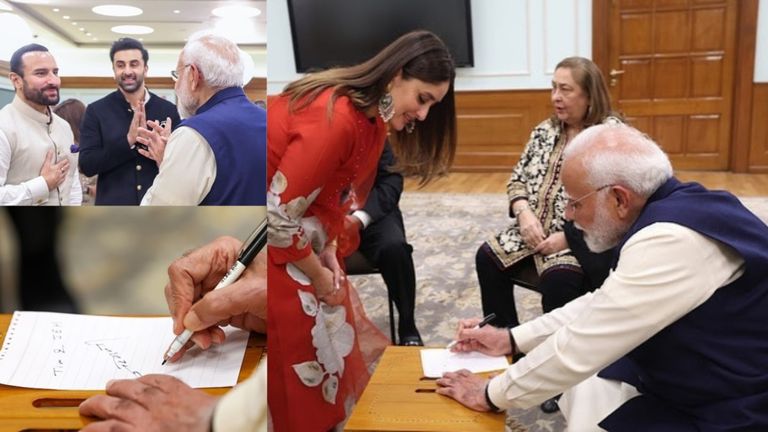 सैफ से मिले PM मोदी तो तैमूर से मिलने की जता दी इच्छा, फिर करीना ने दिया ये जवाब पीएम मोदी ने सैफ-करीना से मुलाकात कर तैमूर और जेह के बारे में पूछा.