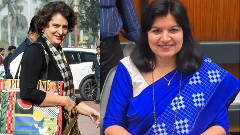 प्रियंका गांधी को बैग देकर सुर्खियां बटाेरने वाली पूर्व IAS अपराजिता सारंगी कौन हैं? जानिए बिहार कनेक्शन Aprajita Sarangi Priyanka Gandhi